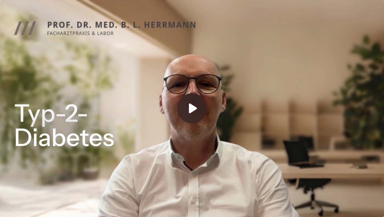 Video-Thumbnail mit dem Gesicht von Prof. Dr. Herrmann und einem Play-Button